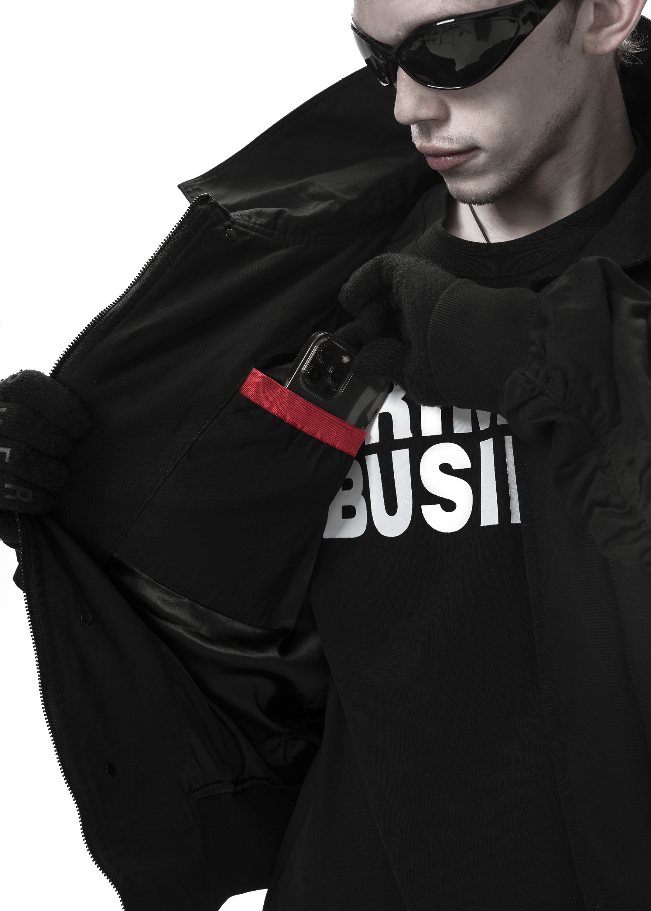 Бомбер «Cash dry V2 black» thumb 9