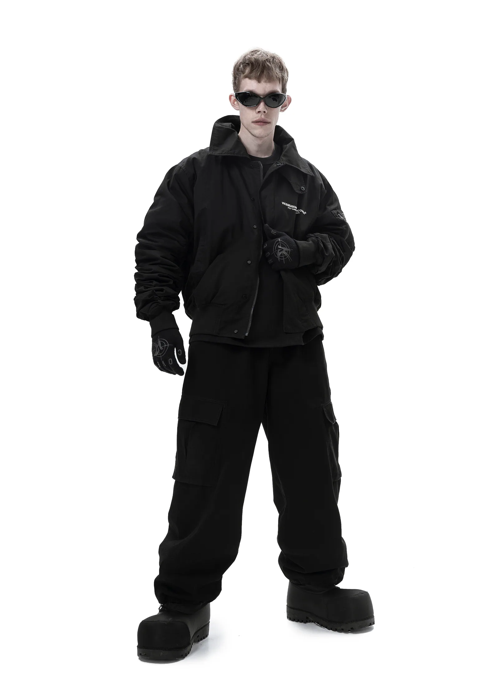 Бомбер «Cash dry V2 black» - 3