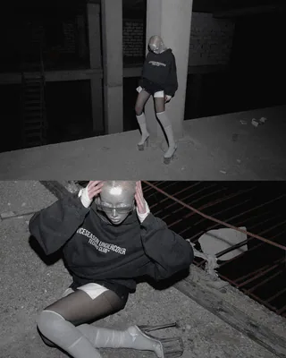 Худи «Techno club black» V2 в реальной жизни 5