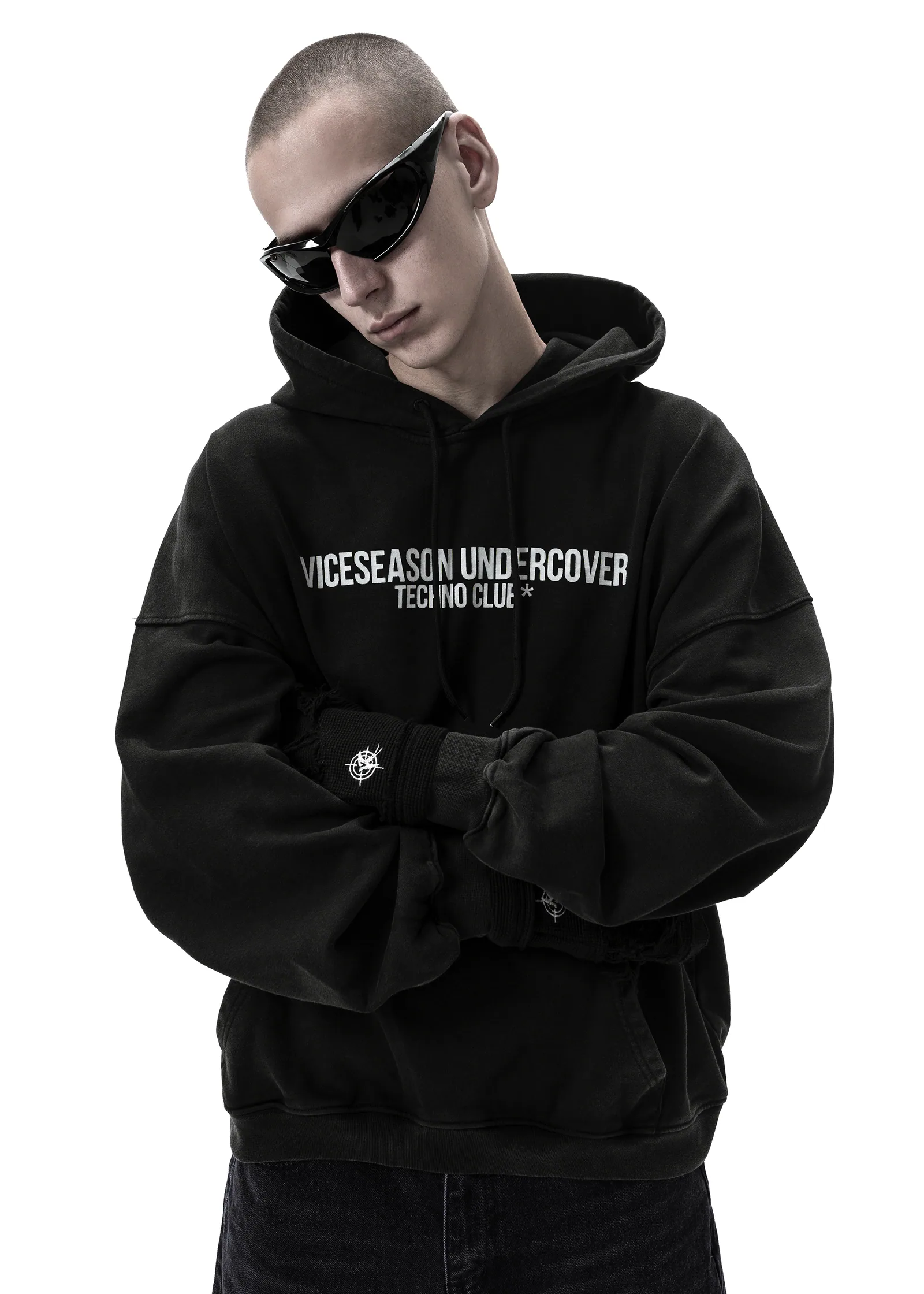 Худи «Techno club black» V2 - 5