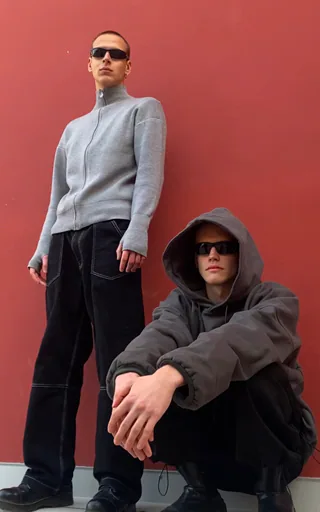 Кардиган «CARDI GUN GRAY» в реальной жизни 6