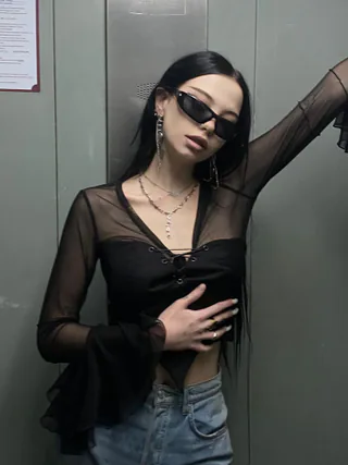 Очки «Techno Rave» в реальной жизни 8