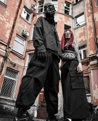 Штаны «Black flow» V4 в реальной жизни 11