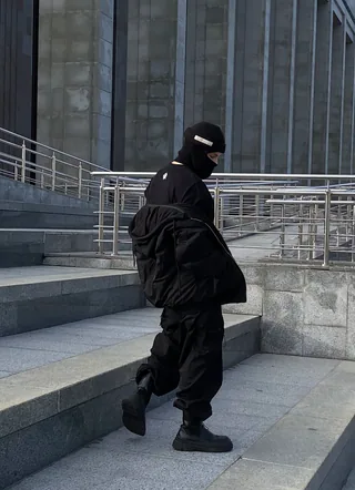 Штаны «Black flow» V4 в реальной жизни 3