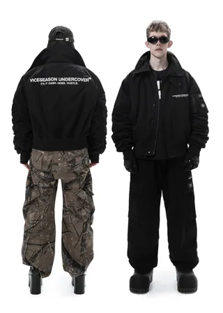 Бомбер «Cash dry V2 black» - 2