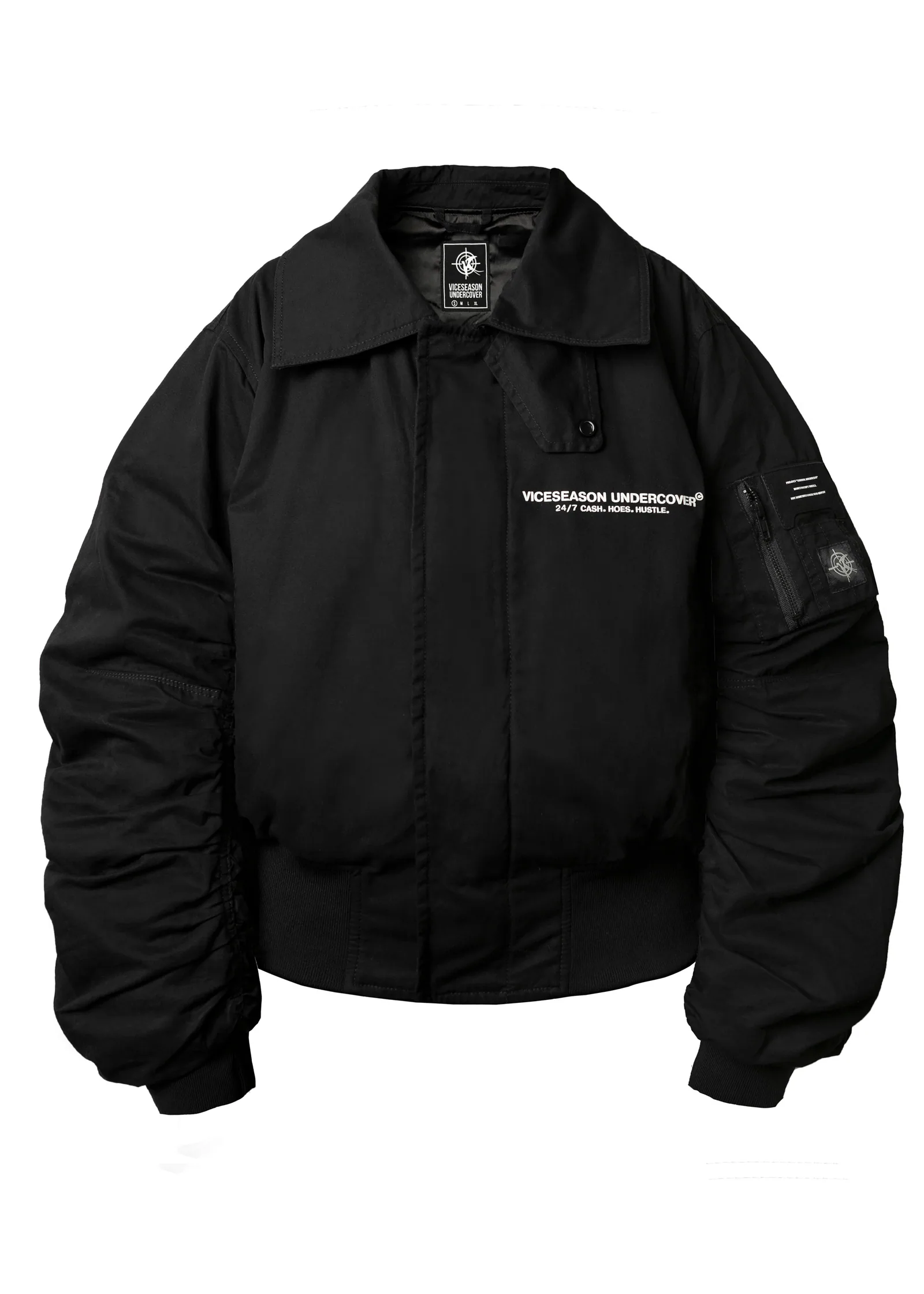 Бомбер «Cash dry V2 black» - 1