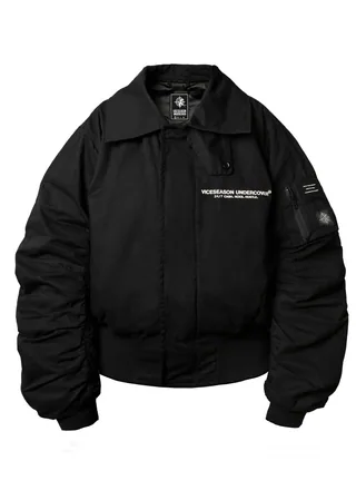 Бомбер «Cash dry V2 black» - 1