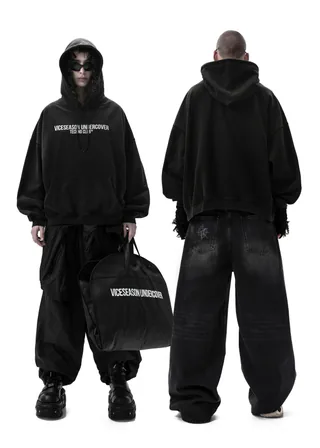 Худи «Techno club black» V2 - 2