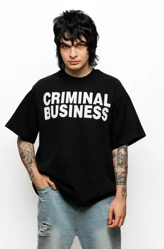 Футболка «Criminal Business» в реальной жизни 5