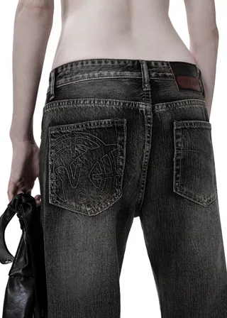 Джинсы «Skins black» thumb 6